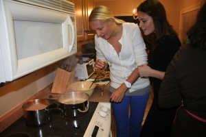 Before Verena left, we learned how to make speatzle.  It was a truly memorable night.